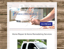 Tablet Screenshot of haroldshandymanservice.com